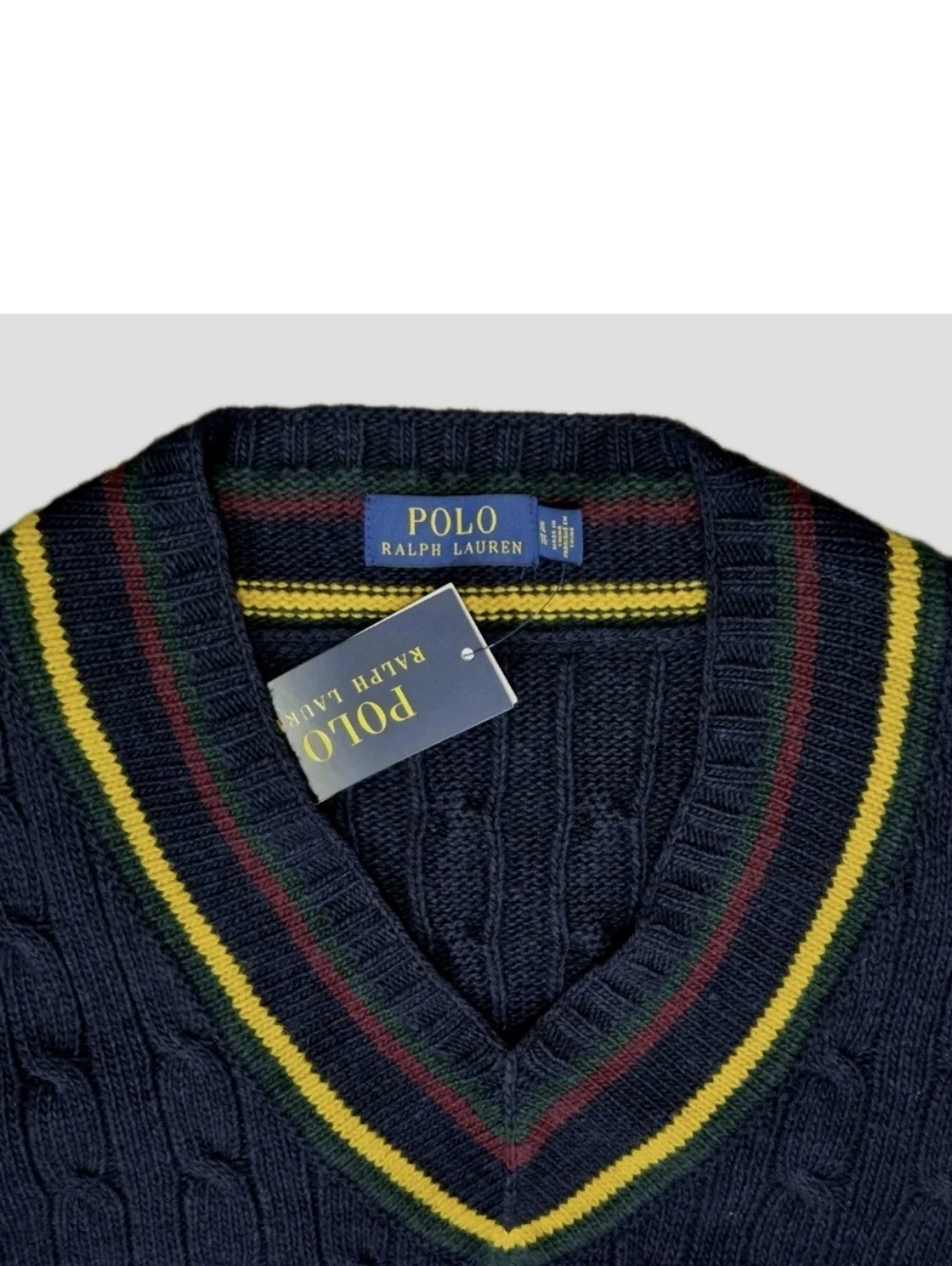 Ralph Lauren The Iconic Cricket Sweater Men's Navy Size XL